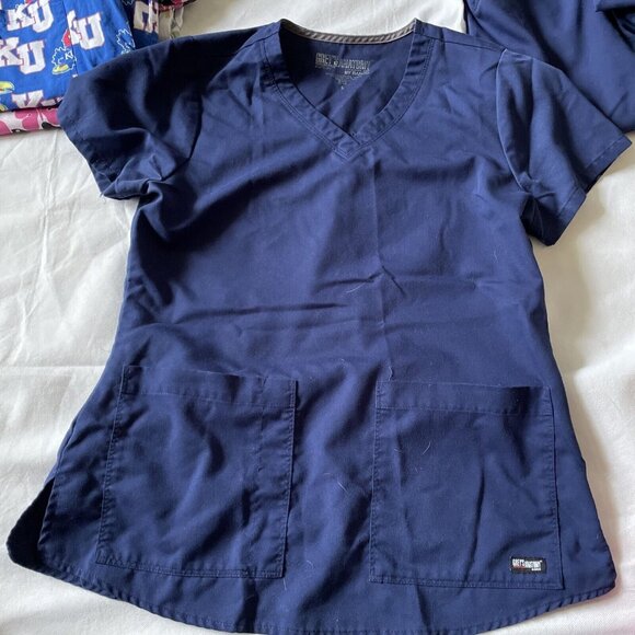 Scrubs Size Small S Tops Nurse Floral Bright Prints Medical School Lot of 11 - Picture 3 of 12